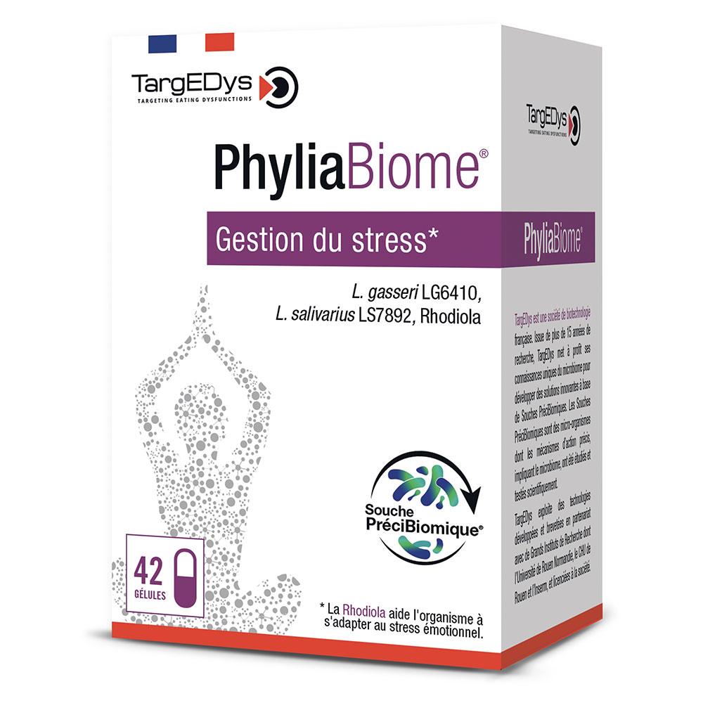 Targedys PhyliaBiome® Gestión del estrés 42 cápsulas