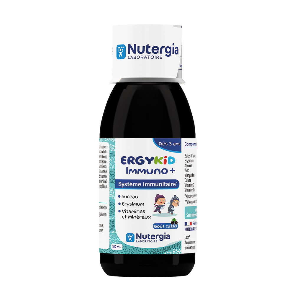 Nutergia Ergykid Immuno sabor grosella desde 3 años 150 ml