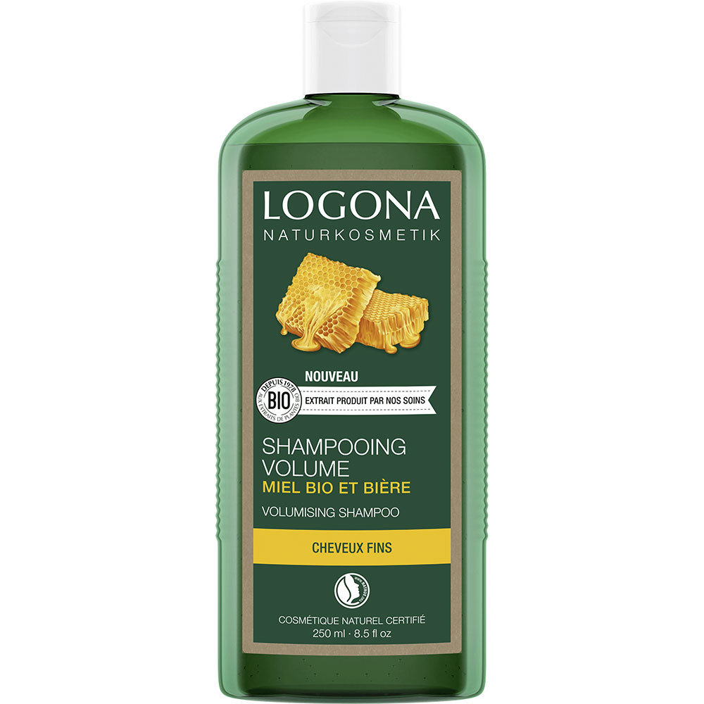 Logona Champú Volume de cerveza bio y miel 250 ml