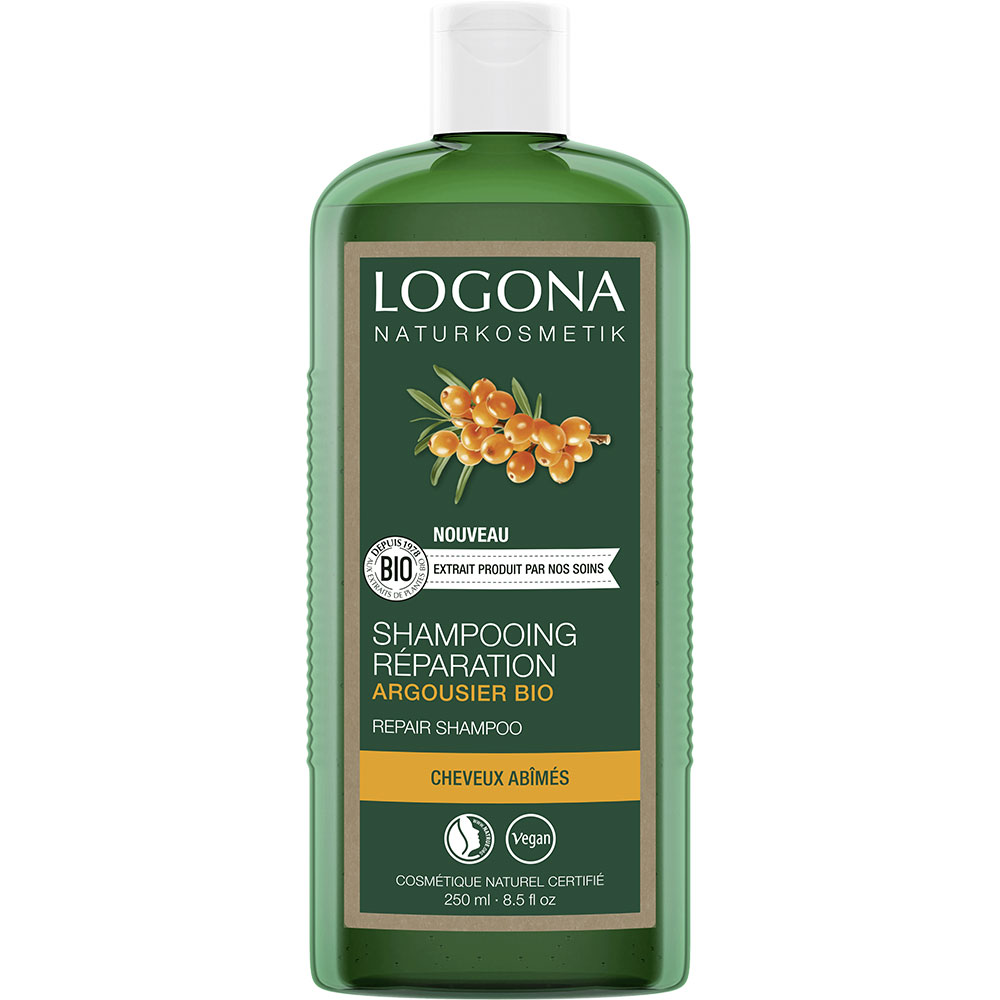 Logona Champú reparador de espino amarillo Bio 250 ml