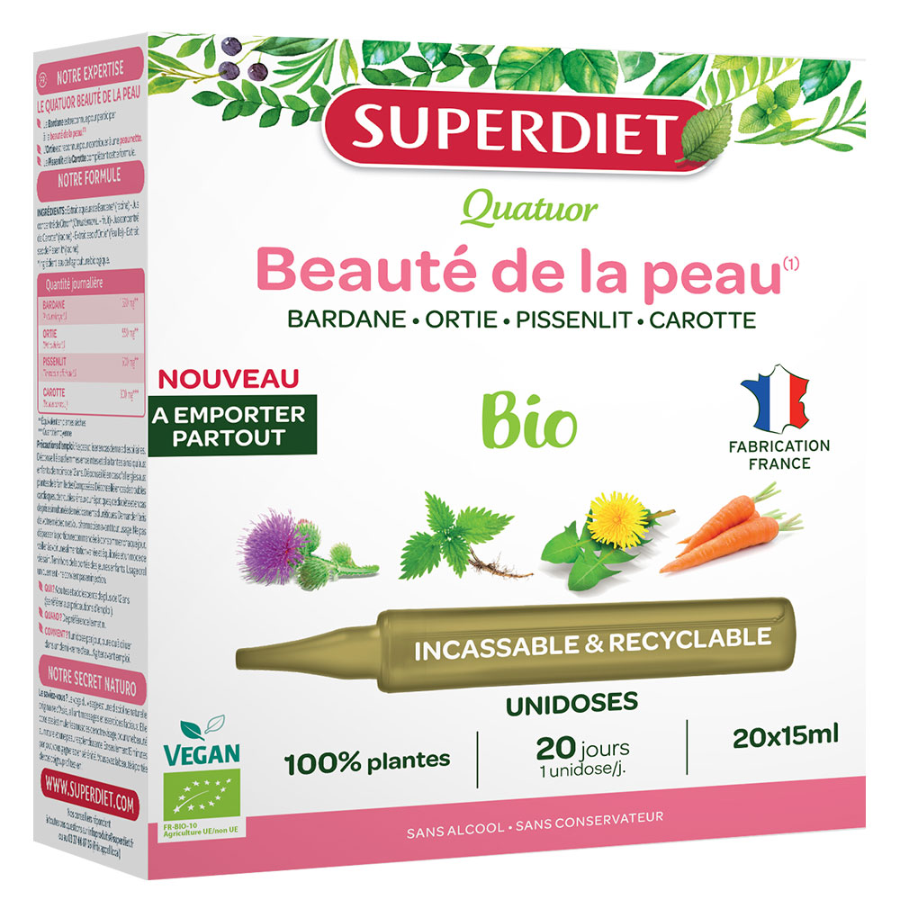 Superdiet Bardana Belleza De La Piel Bio 20 Ampollas