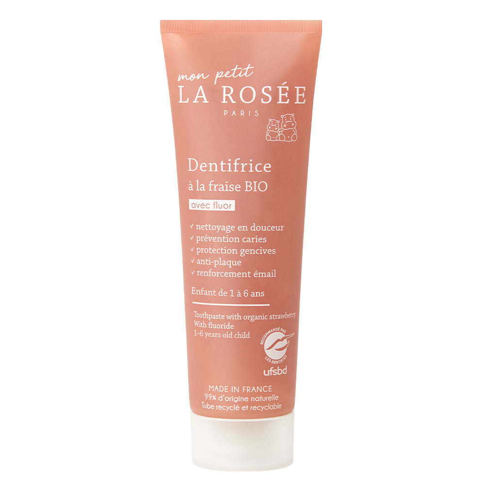 LA ROSÉE Bebé Pasta de dientes de fresa bio 50 ml