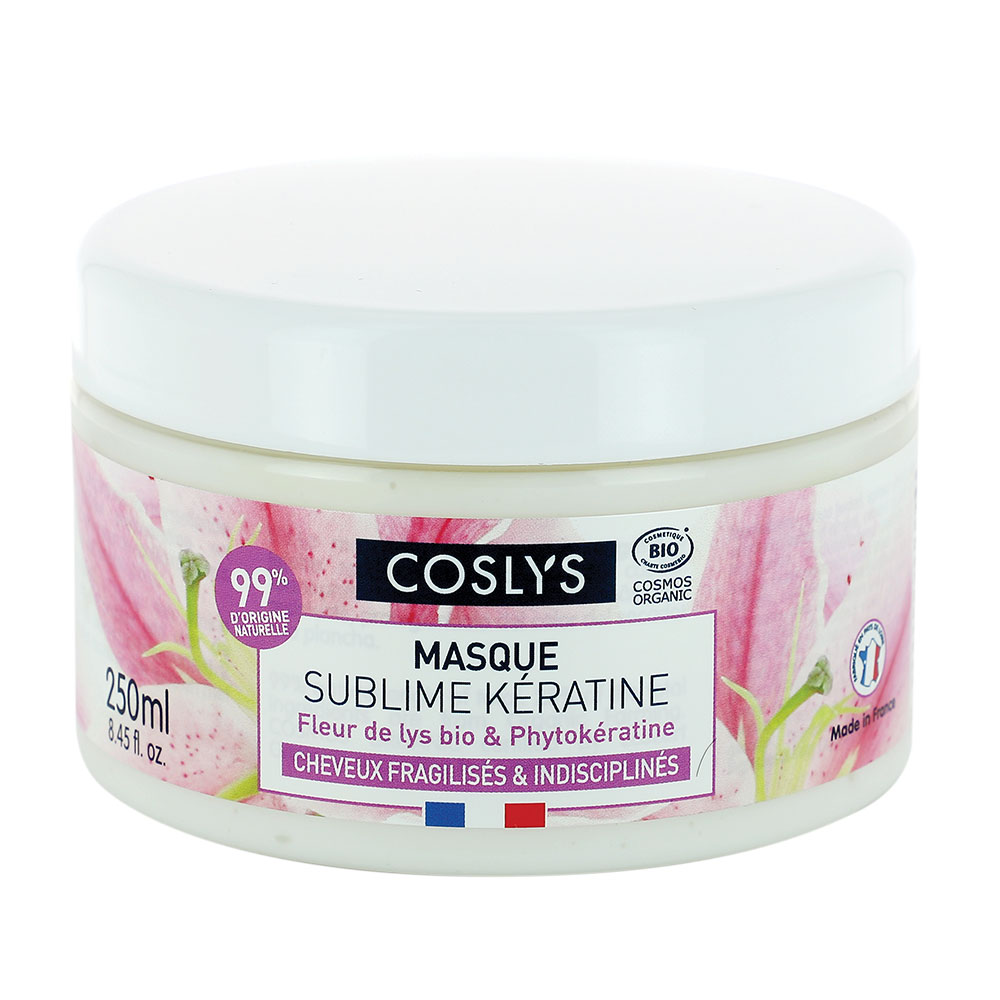 Coslys Mascarilla Sublime Keratin BIO Cabello frágil y disciplinado 150 ml