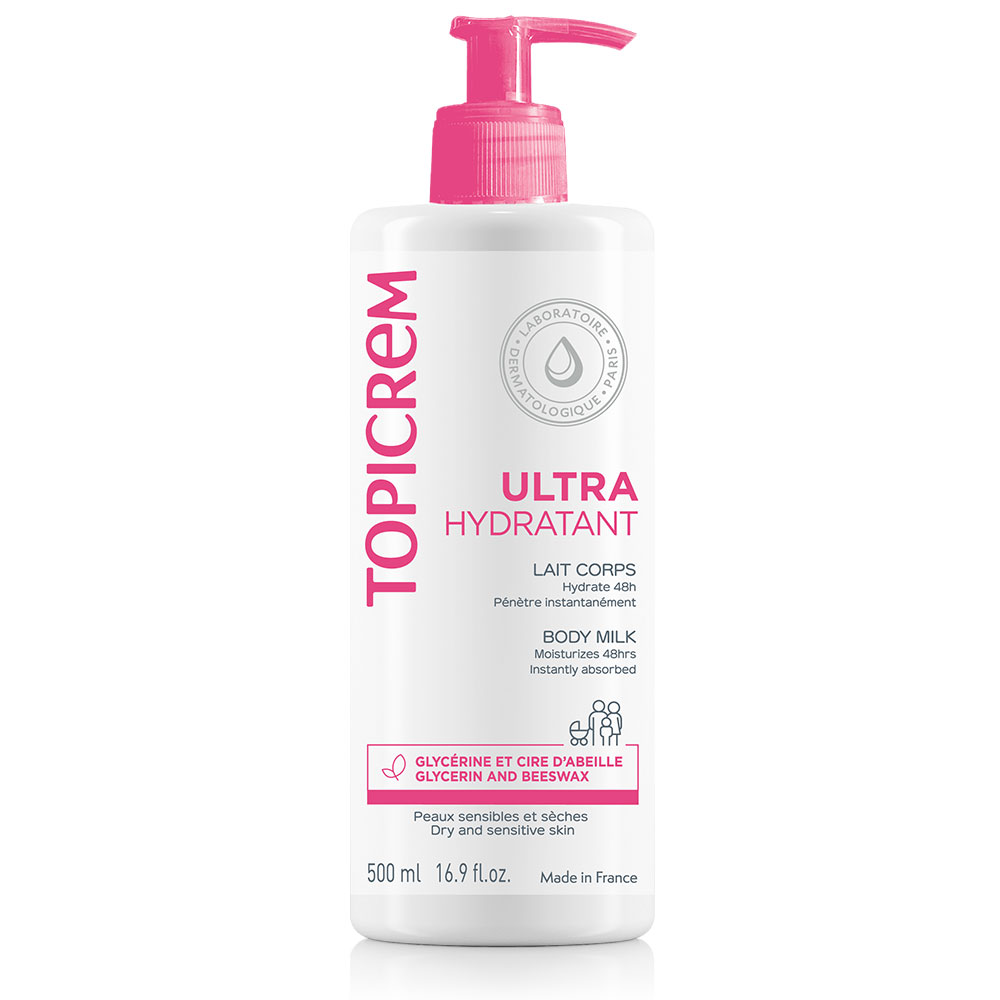 Topicrem Ultra Hidratante Leche Corporal Ultra Hidratante Peaux Sensibles Et Seches 500ml