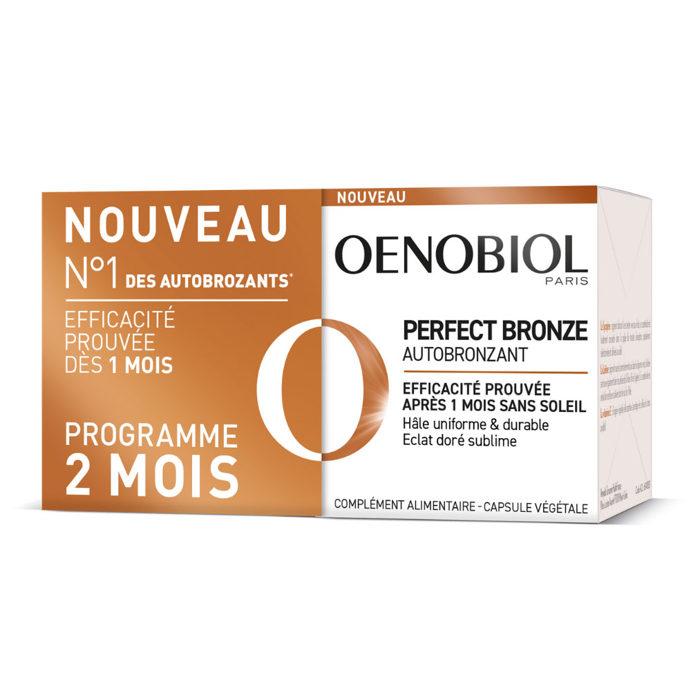 Oenobiol Perfect Bronze Autobronceador 2x30 Cápsulas