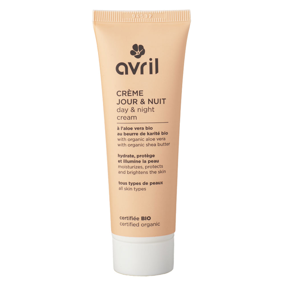 Avril Crema de día y noche con aloe vera y manteca de karité ecológica 50 ml
