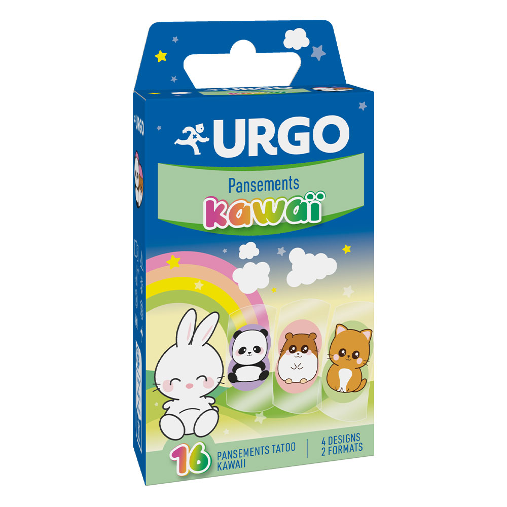 Urgo Yesos Kawai Tatoo Heridas superficiales desde los 3 años x16
