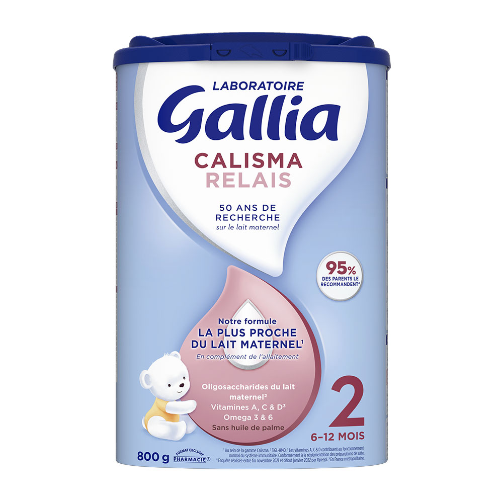 Gallia Calisma Leche de continuación en polvo de 6 a 12 meses 800 g