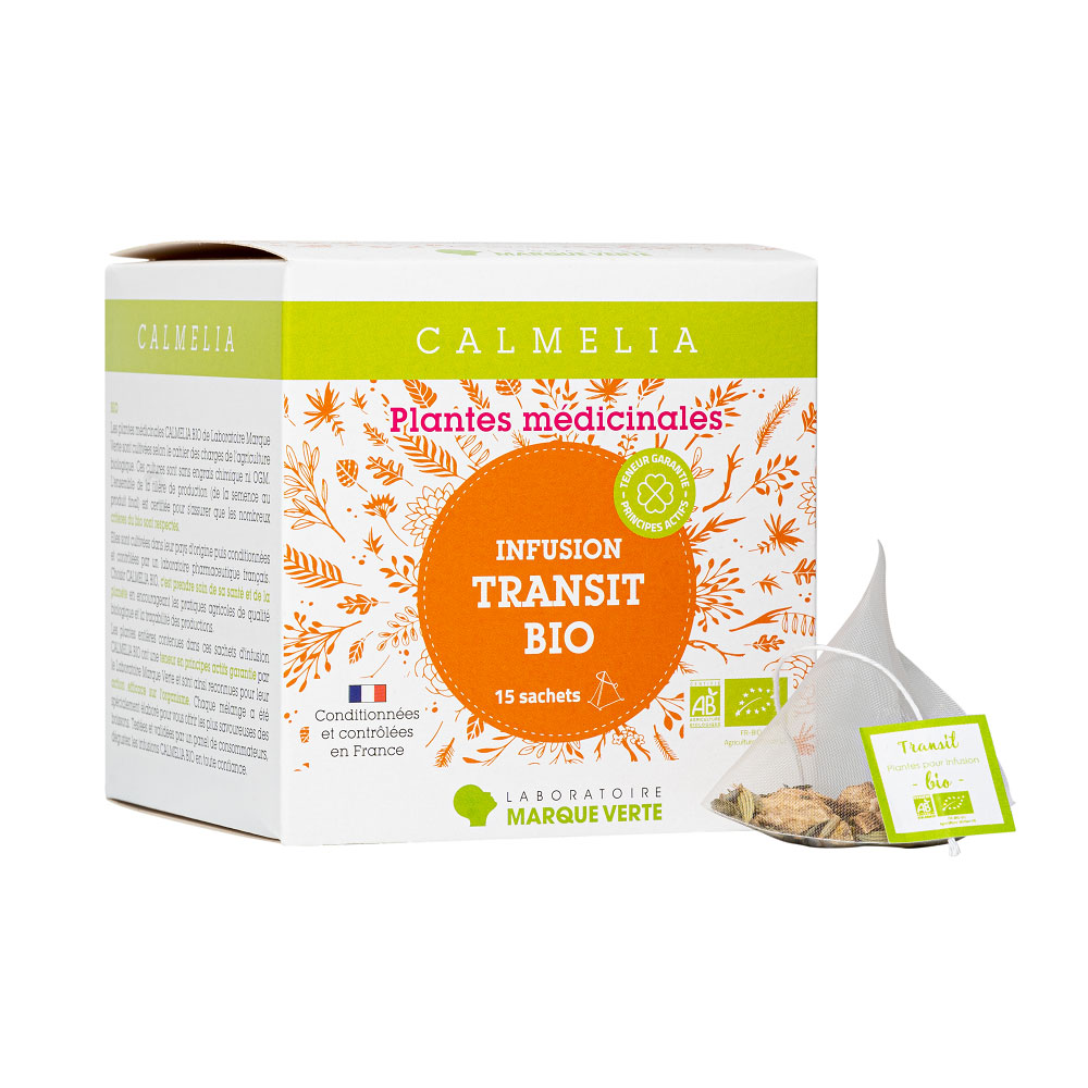 Calmelia Infusión Bio Transit 15 bolsitas de té