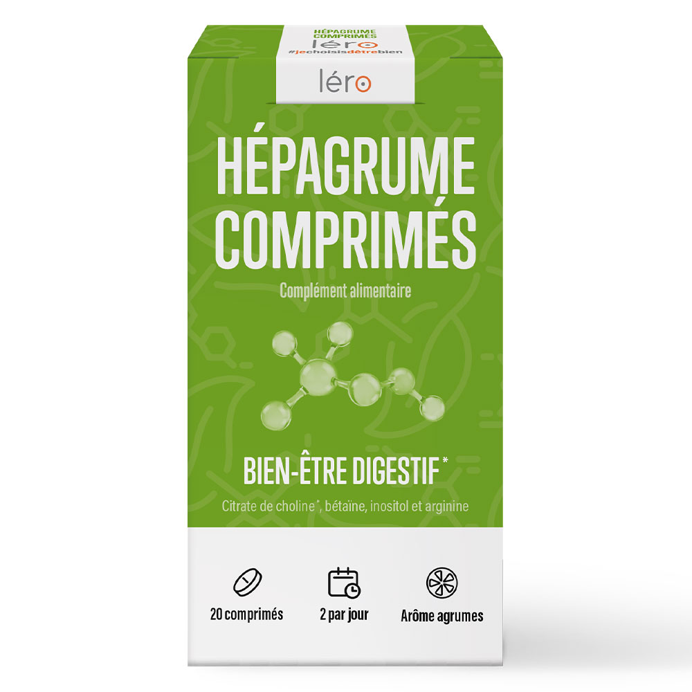 Lero Bienestar digestivo Hépagrume 20 comprimidos