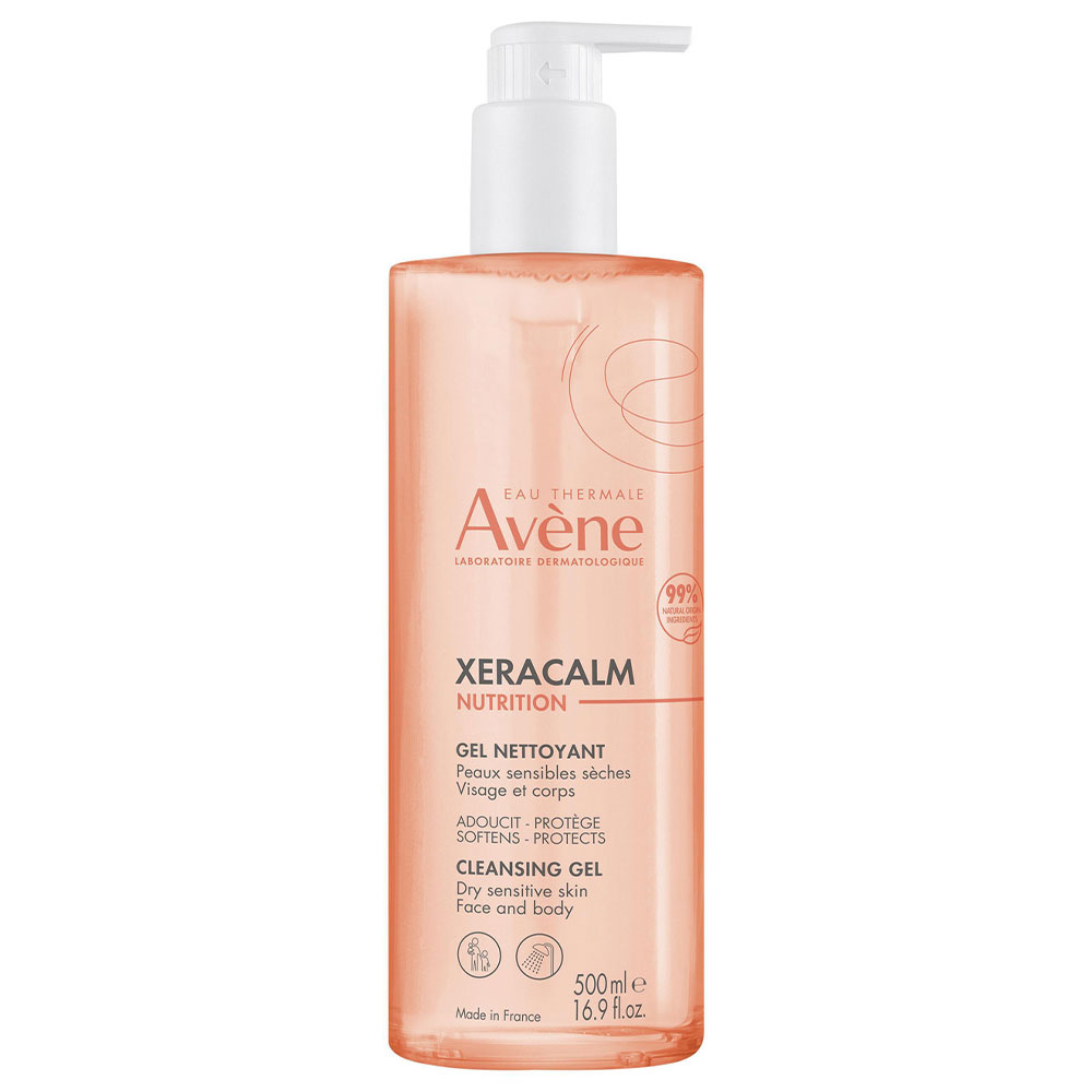 Avène Xeracalm Nutrition gel limpiador pieles sensibles y secas 500ml