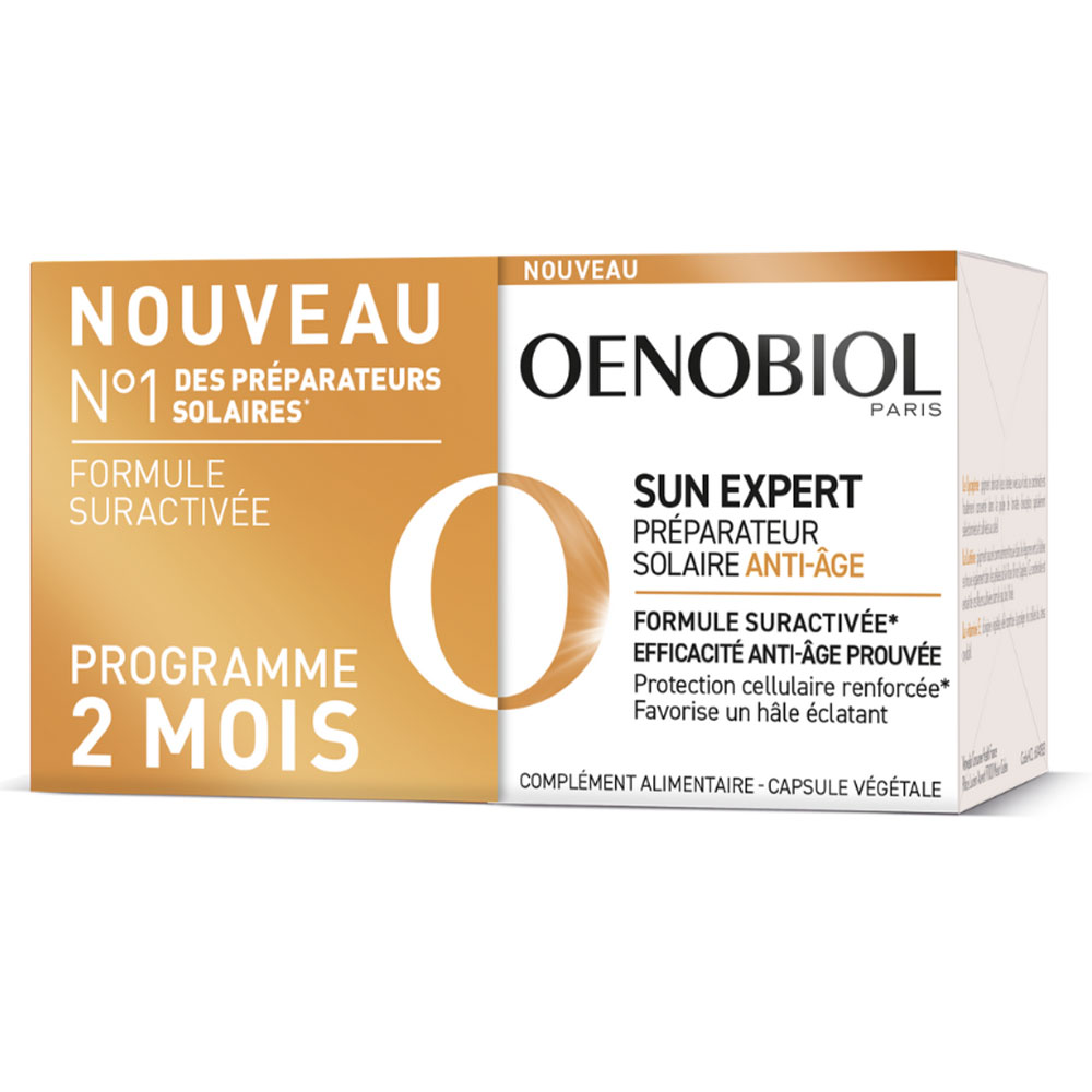 Oenobiol Sun Expert Preparador solar preparador capital juventud 2x30 cápsulas