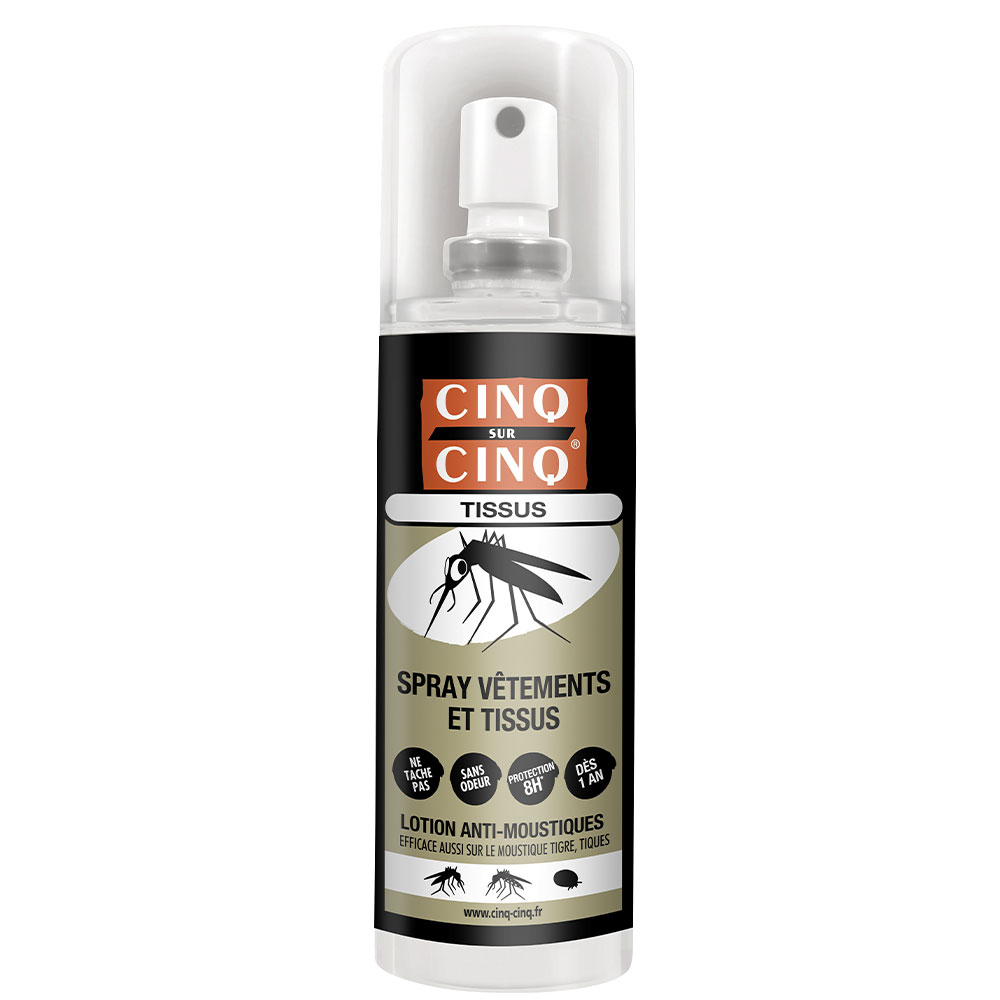 Cinq Sur Cinq Spray antimosquitos para ropa y tejidos 100 ml