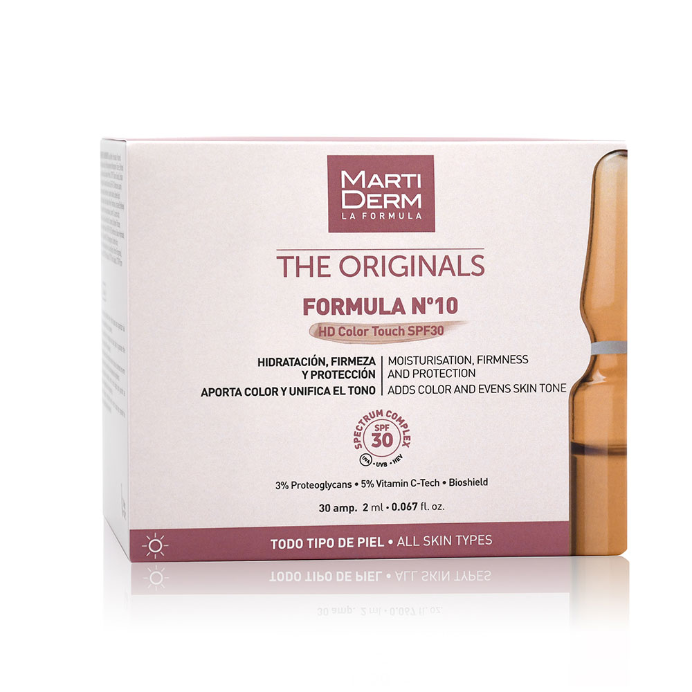 Martiderm FÓRMULA Nº10 HD Color Touch SPF30 30 ampollas