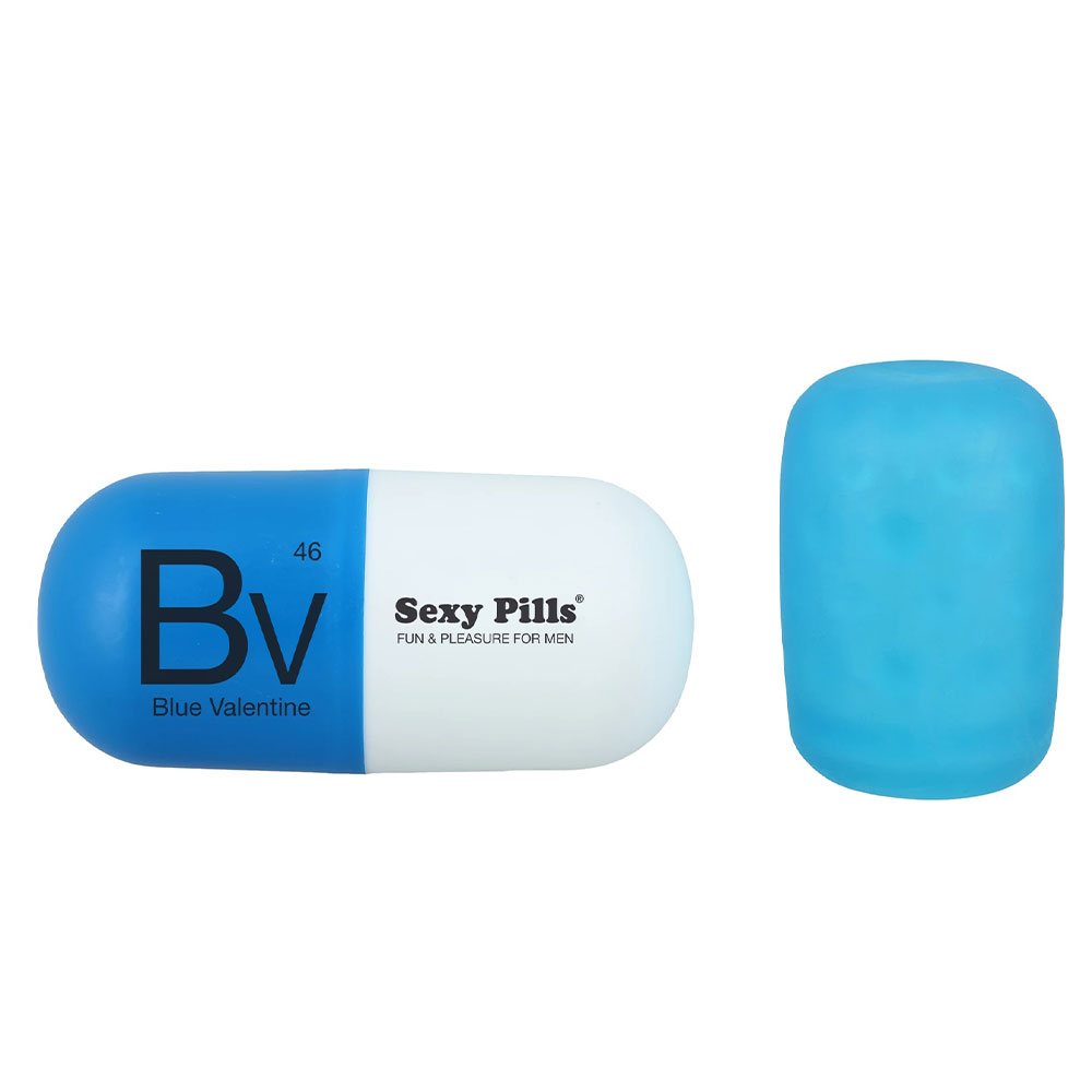Love To Love Mini masturbador Sexy Pills azul