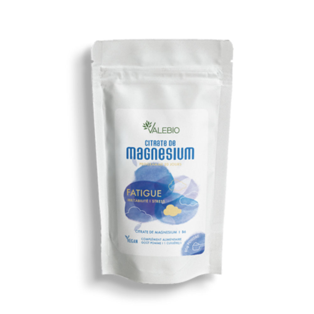 Valebio Citrato de magnesio fatiga sabor manzana 80 g