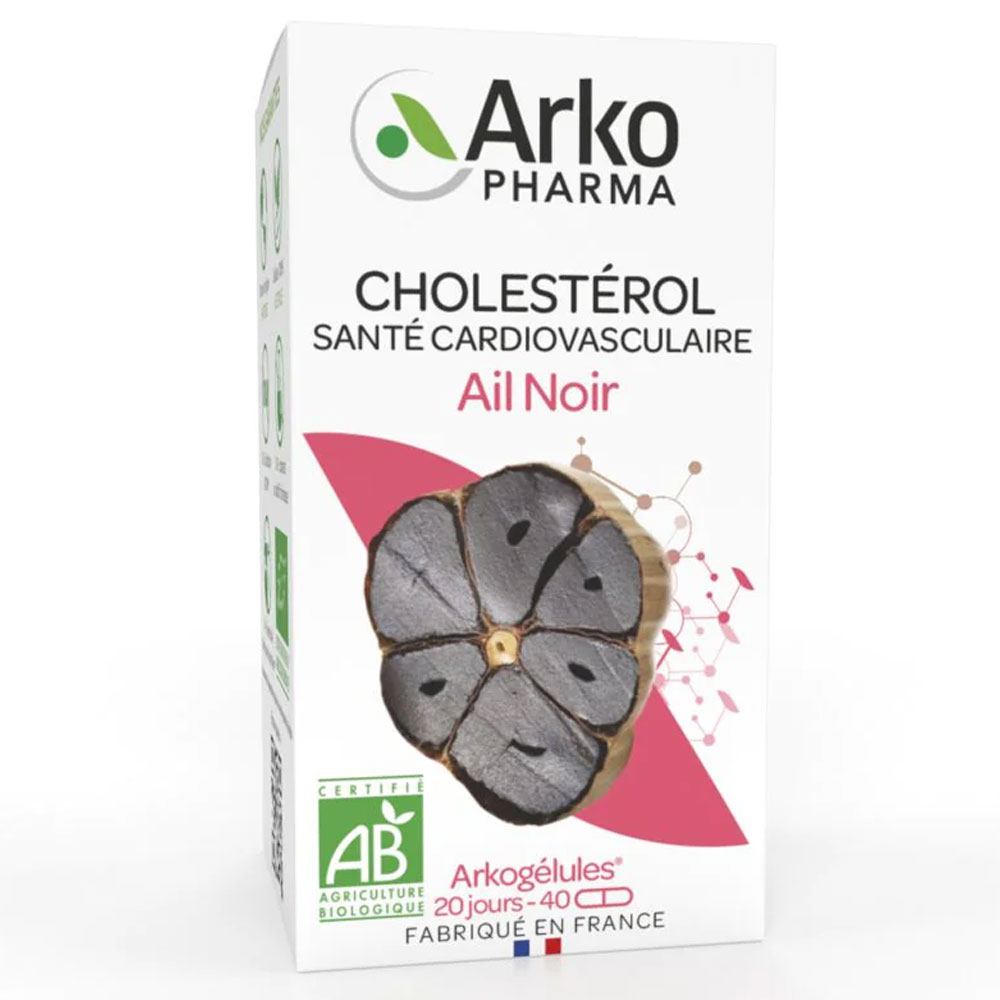 Arkopharma Arkocápsulas Colesterol ajo negro brio 40 cápsulas