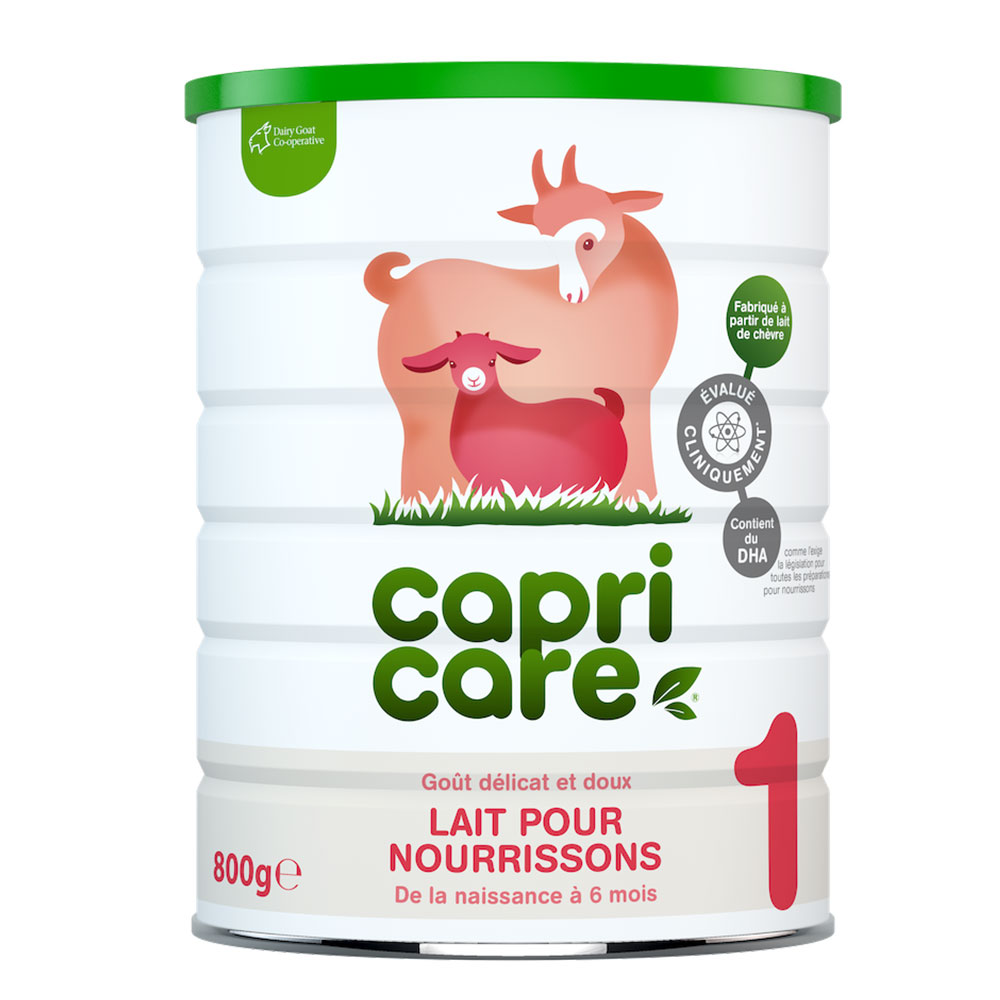Capricare Leche de cabra en polvo 0 a 6 meses 800g