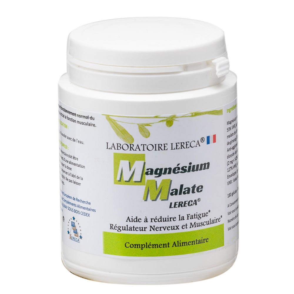 Lereca Magnésio malato 180 cápsulas