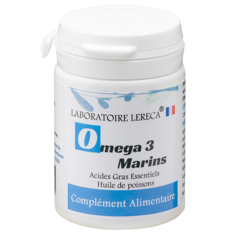 Lereca Omegas 3 Aceite de Pescado Marino 60 Cápsulas