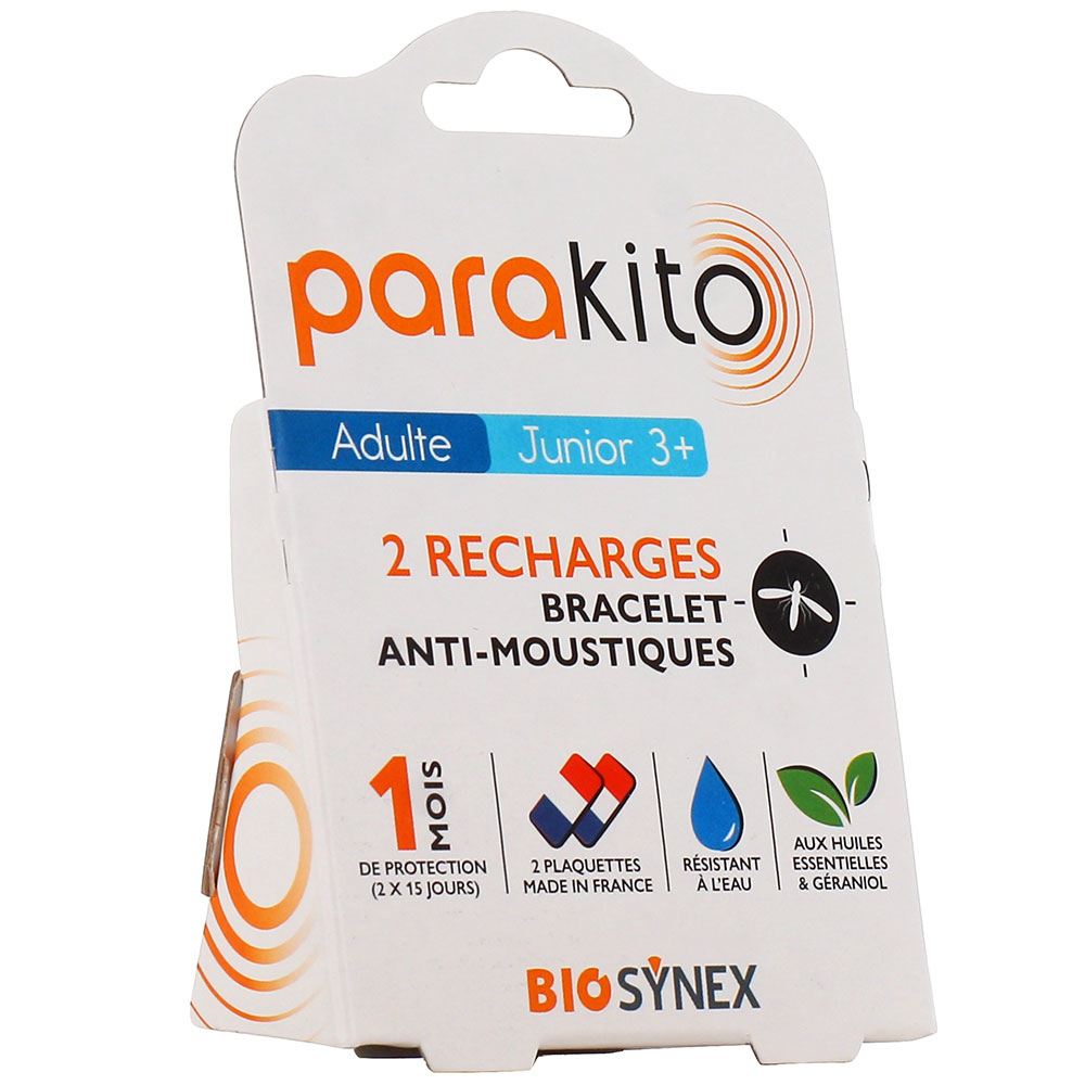 Para Kito Recarga para pulsera antimosquitos a partir de 3 años 2 pastillas