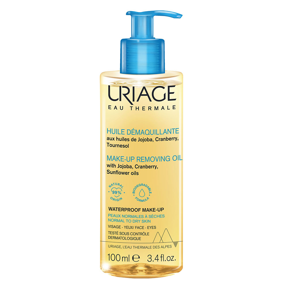 Uriage Agua termal Aceite desmaquillante pieles normales a secas 100ml