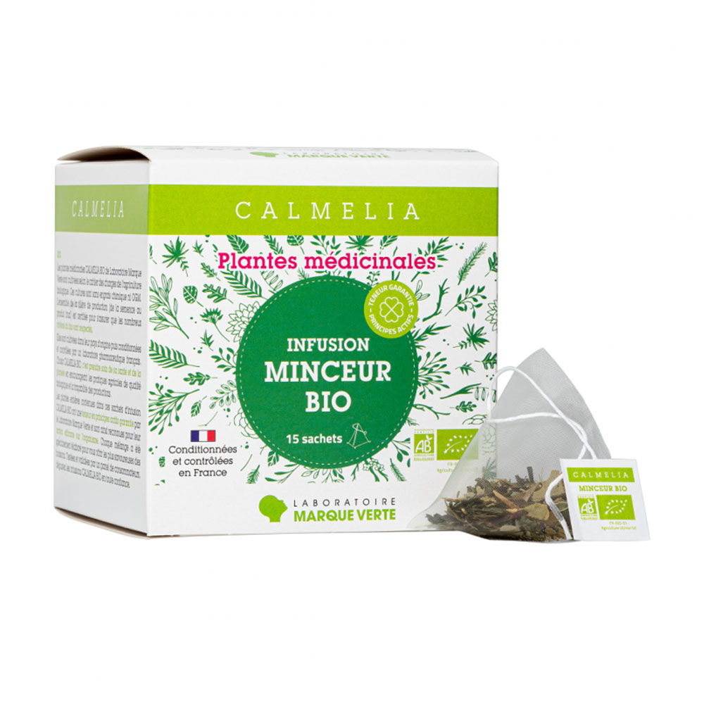 Calmelia Infusión ecológica adelgazante 15 bolsitas de té