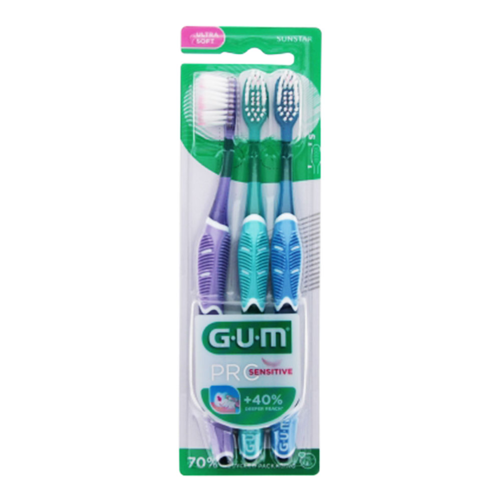 Gum Pro Sensitive Cepillo de dientes Ultra 15/100e x3