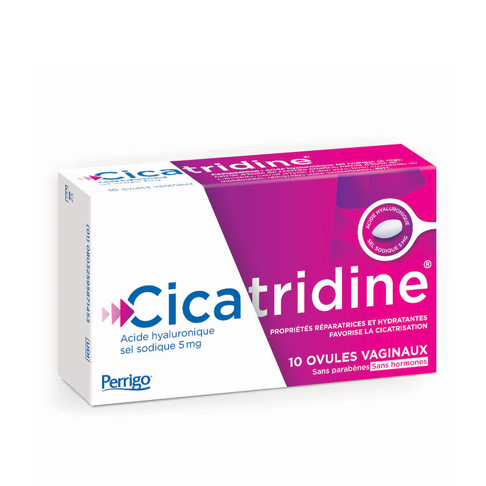 Cicatridine Óvulos vaginales cicatrización e hidratación íntima 10 unidades