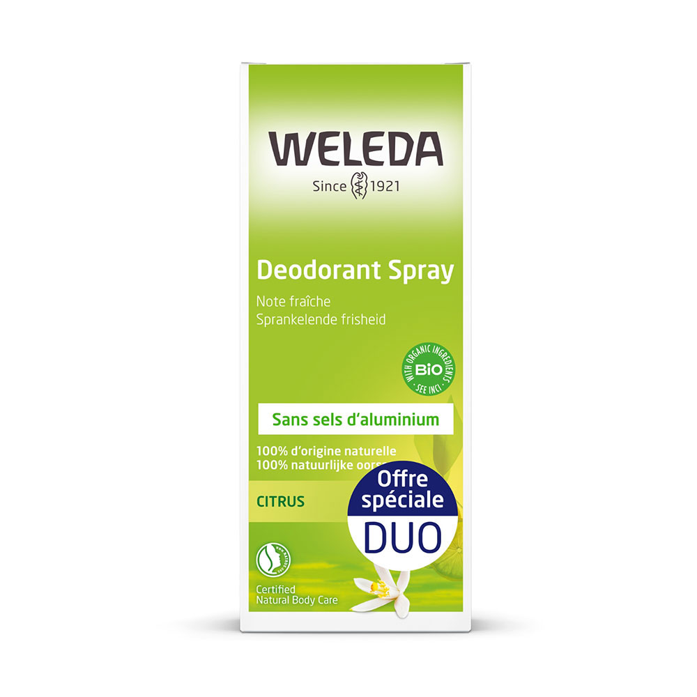 Weleda Citrus Desodorante Eficacia 24H 2x100ml