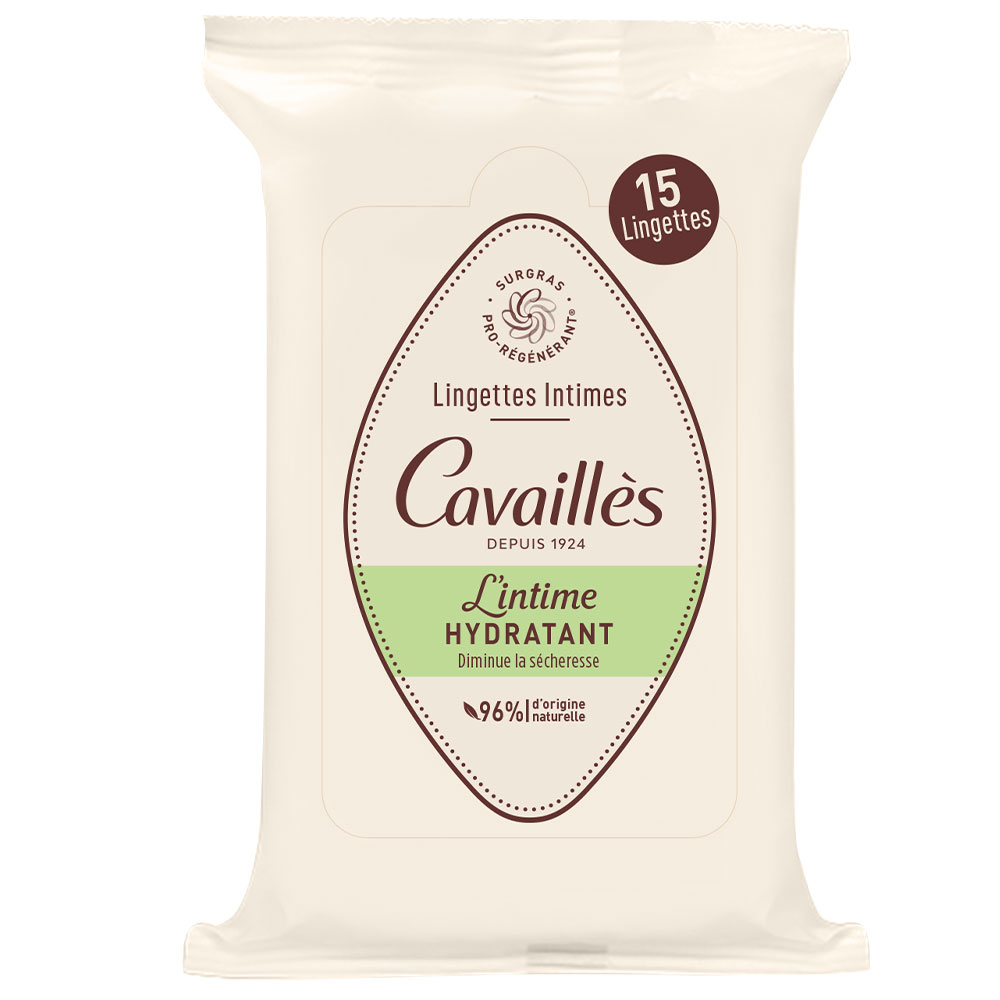 Cavaillès Sequedad Íntima Toallitas Íntimas Olivier Nourrissant x15