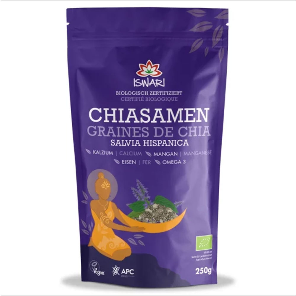 Iswari Super Aliment Pur Semillas de chía ecológicas 250g