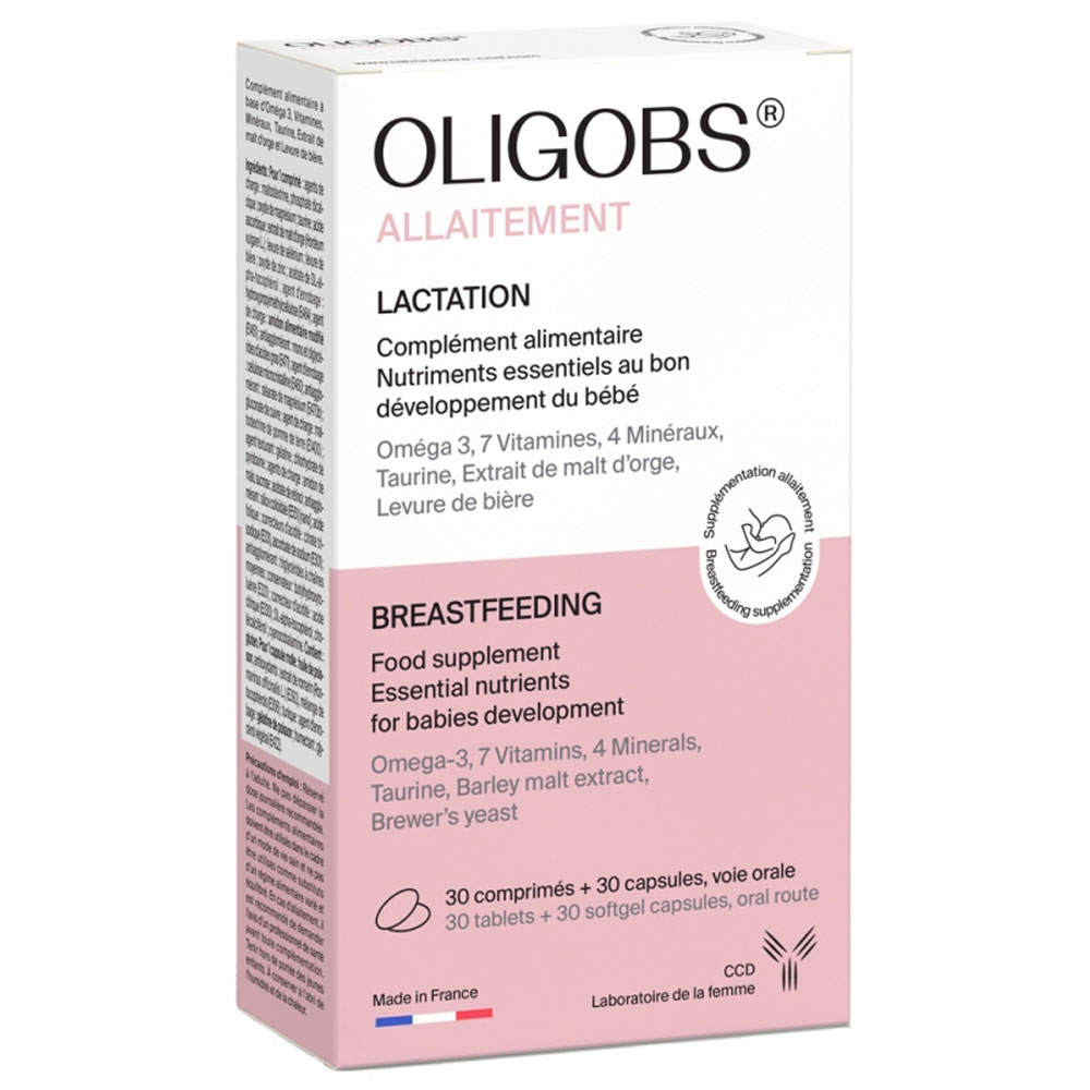 Ccd Oligobs Lactancia 30 comprimidos y 30 cápsulas Omega 3