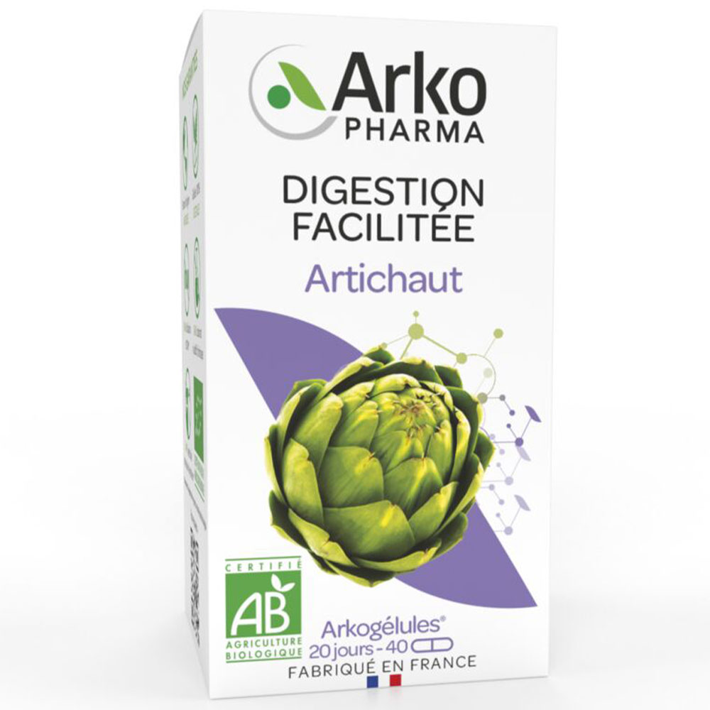 Arkopharma Arkocápsulas Digestión fácil Alcachofa bio 40 cápsulas