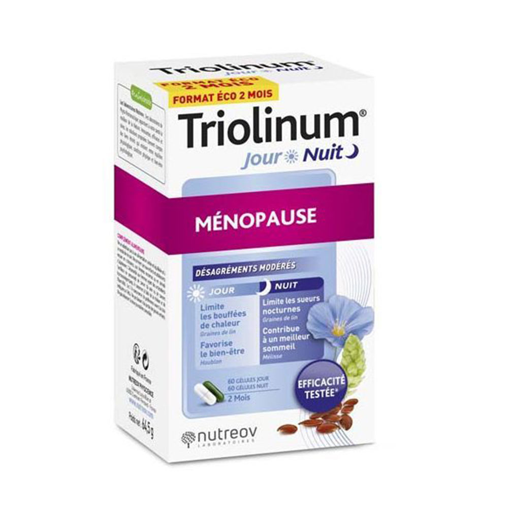 Nutreov Triolinum Menopausia día/noche 120 cápsulas