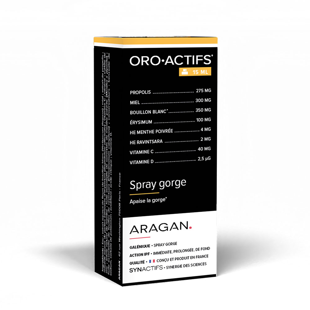 Aragan Synactifs Spray de garganta OroActifs 15 ml