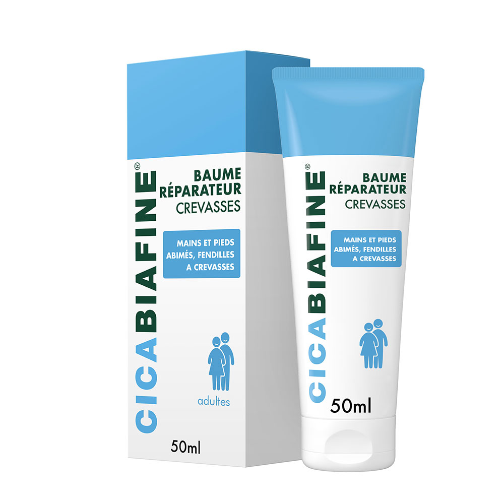 Cicabiafine Bálsamo reparador crema manos y pies dañados agrietados 50 ml