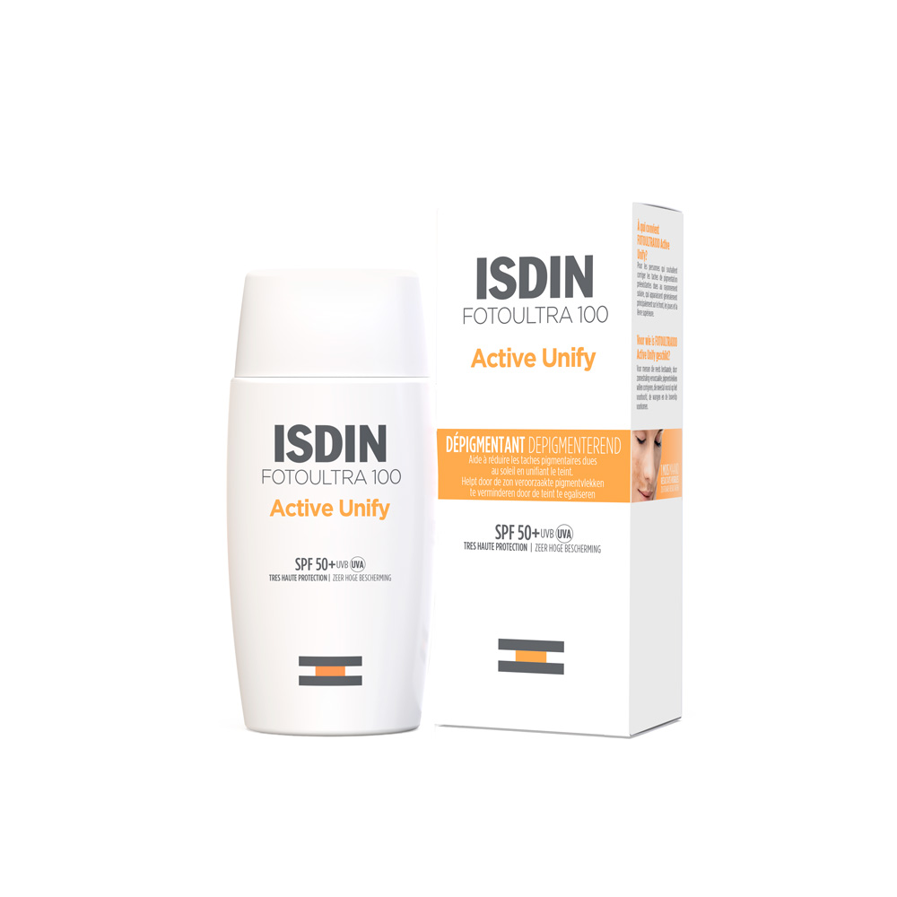 Isdin Active Unify crema solar facial despigmentante SPF50+ FotoUltra 100 50ml