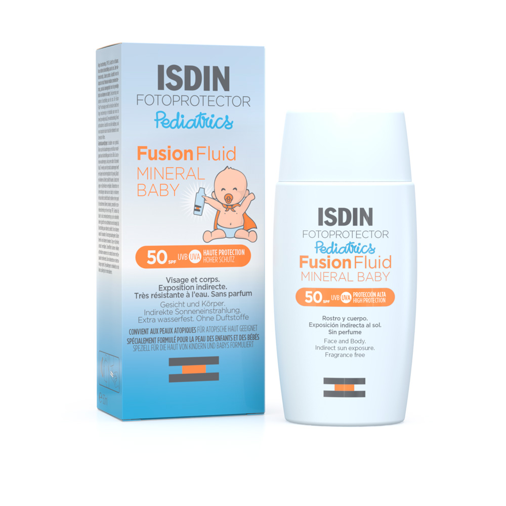 Isdin Mineral Baby crema solar facial infantil SPF50 Fotoprotector Pediatrics 50ml