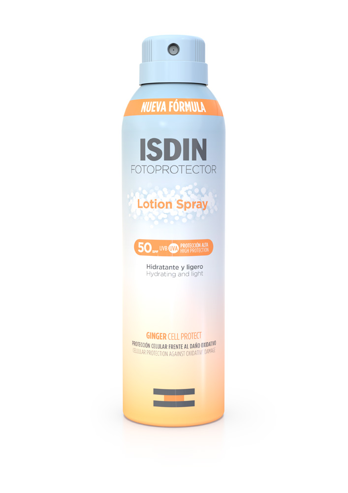 Isdin Lotion Spray Loción corporal de protección solar SPF50 Fotoprotector 250 ml