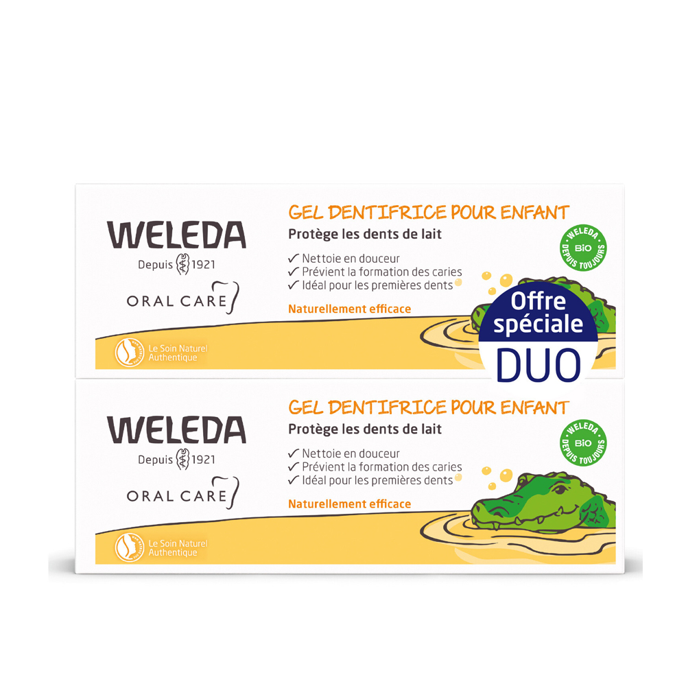 Weleda Gel dentífrico infantil 2x50ml