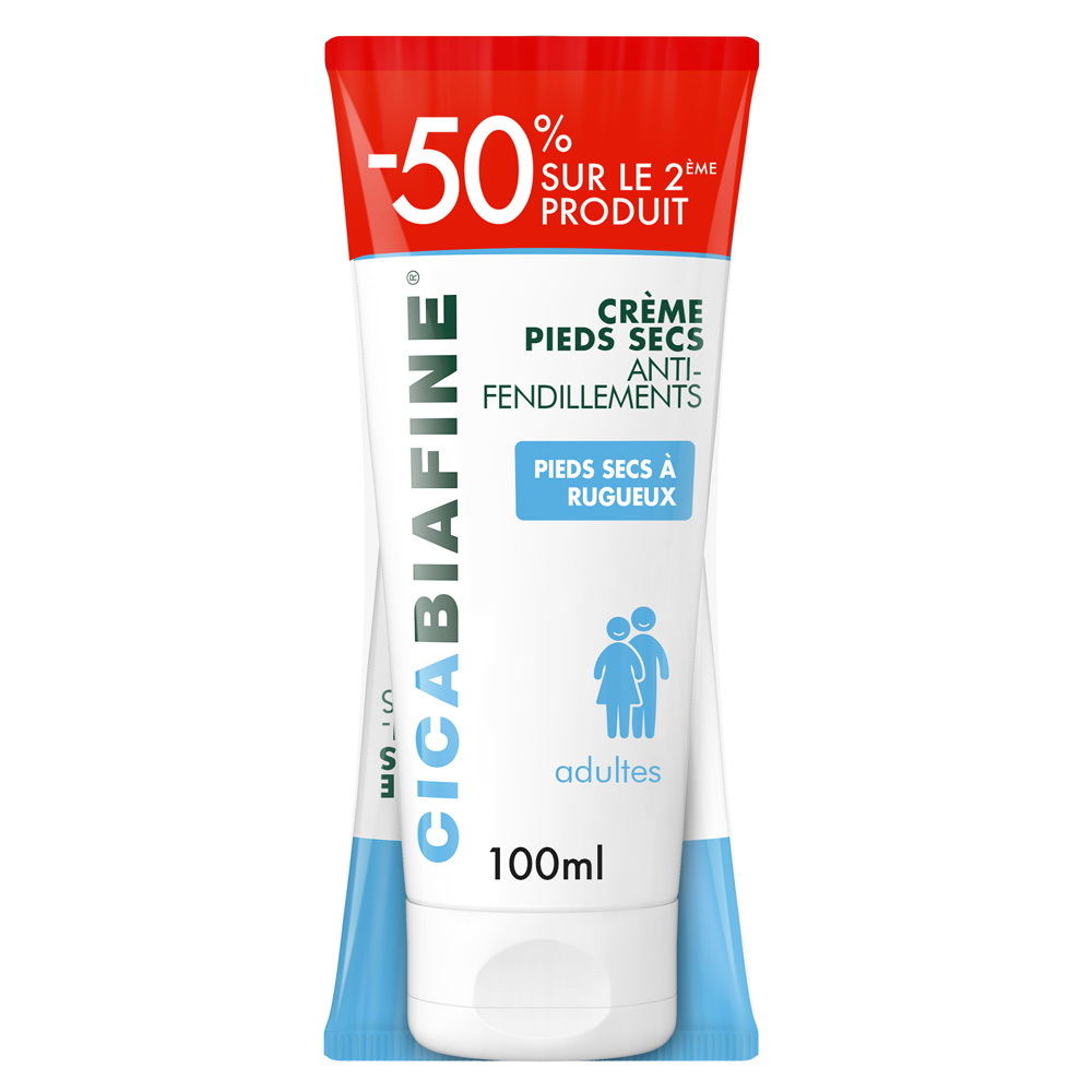 Cicabiafine Crema antiescaras para pies secos 2x100ml