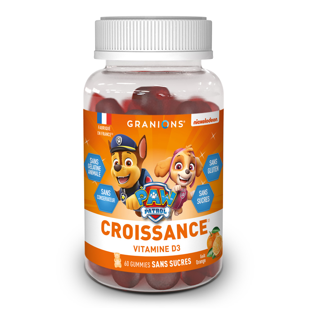 Granions Crecimiento de Pat Patrouille Niño naranja 60 gomas