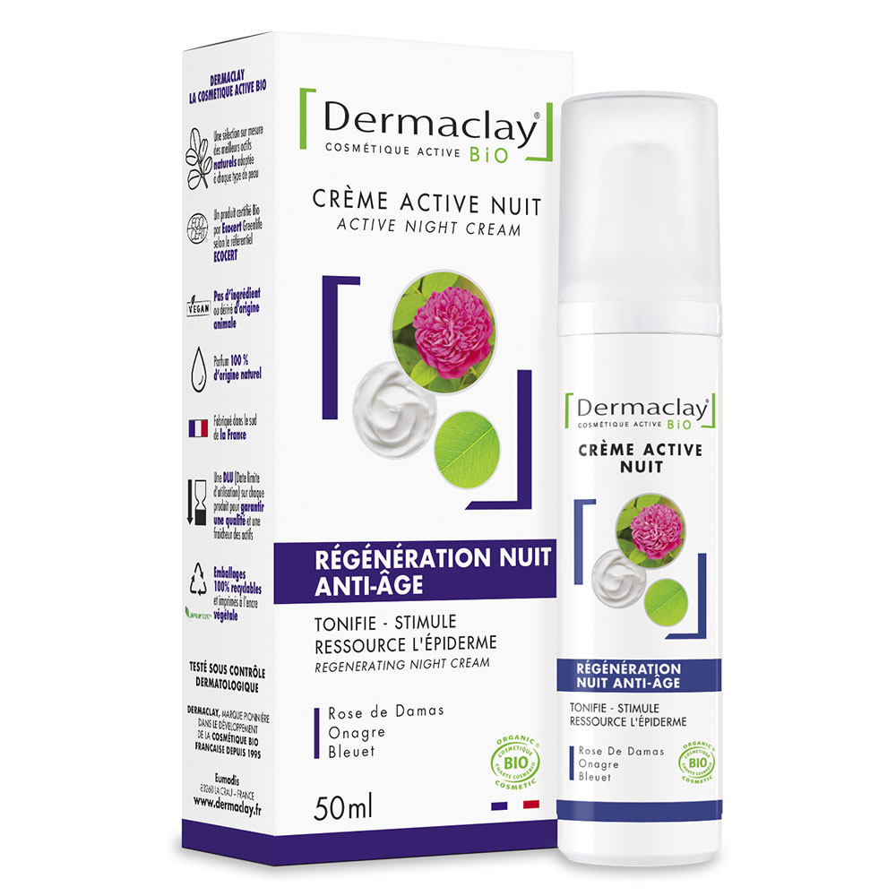 Dermaclay Crema Regeneradora de Noche Antiedad BIO 50 ml