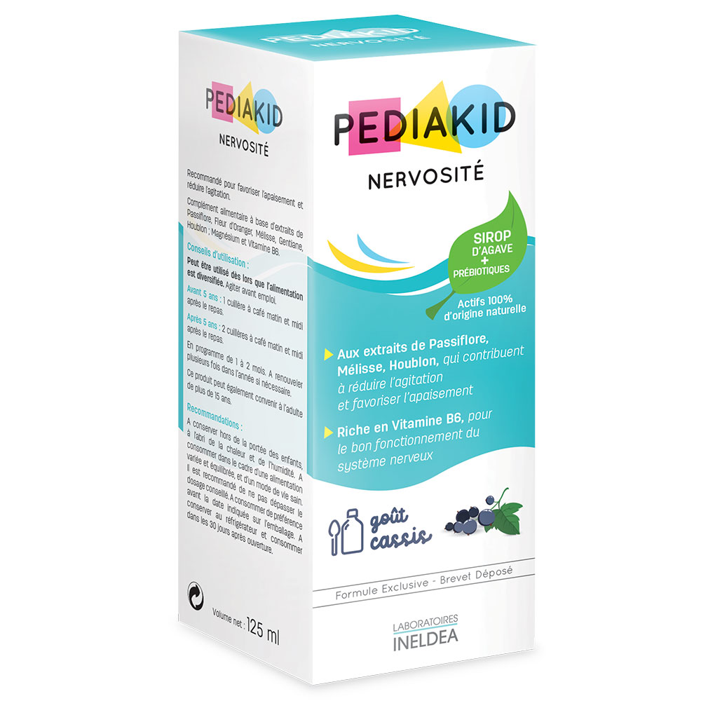 Pediakid Nervosidad jarabe sabor cassis 125 ml