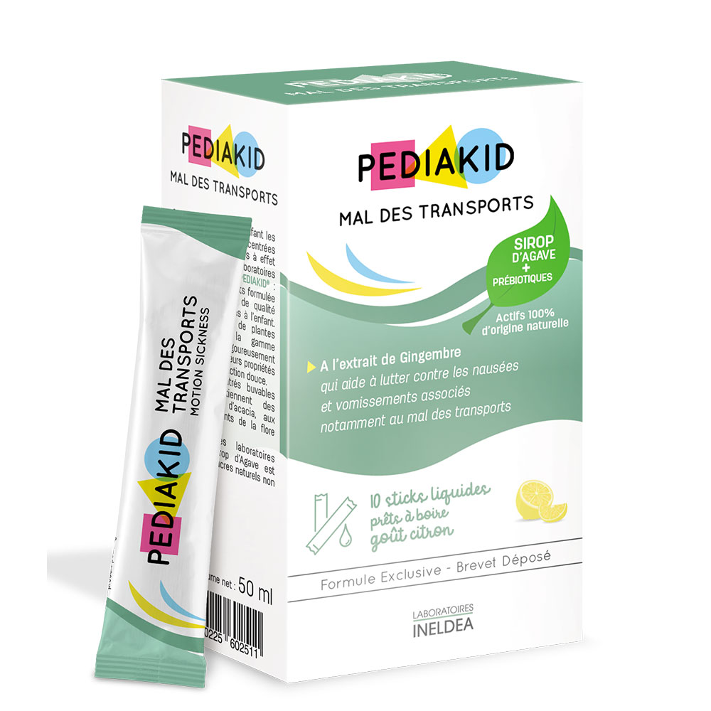 Pediakid Jarabe Nauseas Y Vomitos Viajes 10 Sticks 125ml