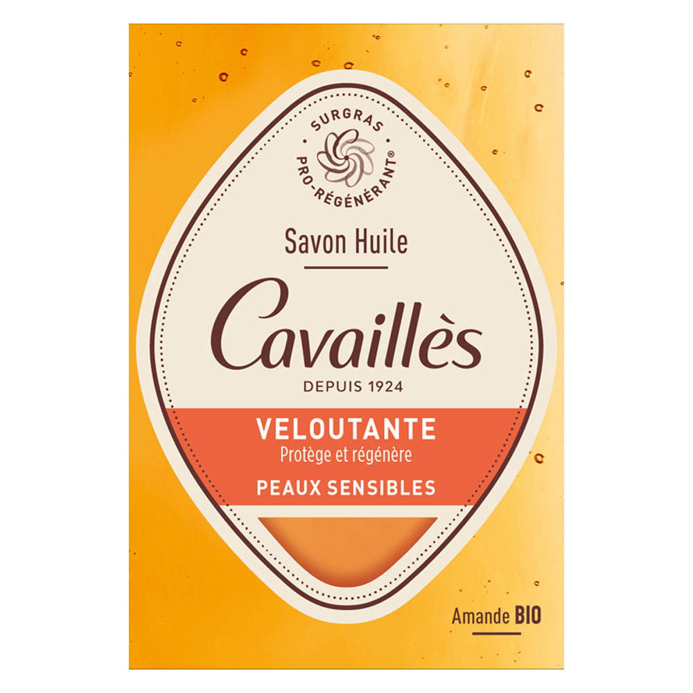 Cavaillès Surgras Pro-Regenerador Jabón de Aceite Aterciopelado 100g