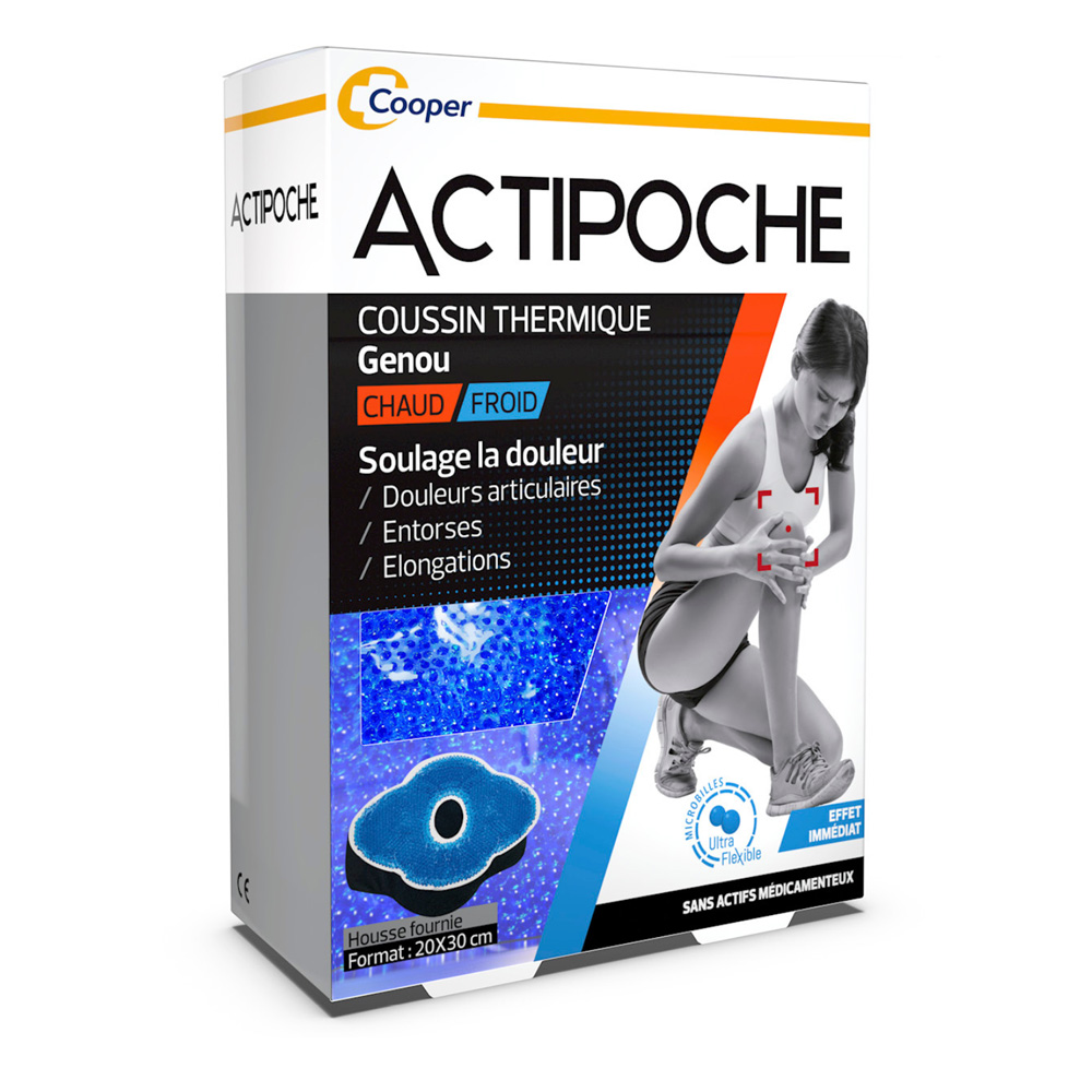Actipoche Rodillera Térmica Microperlas 20x30cm