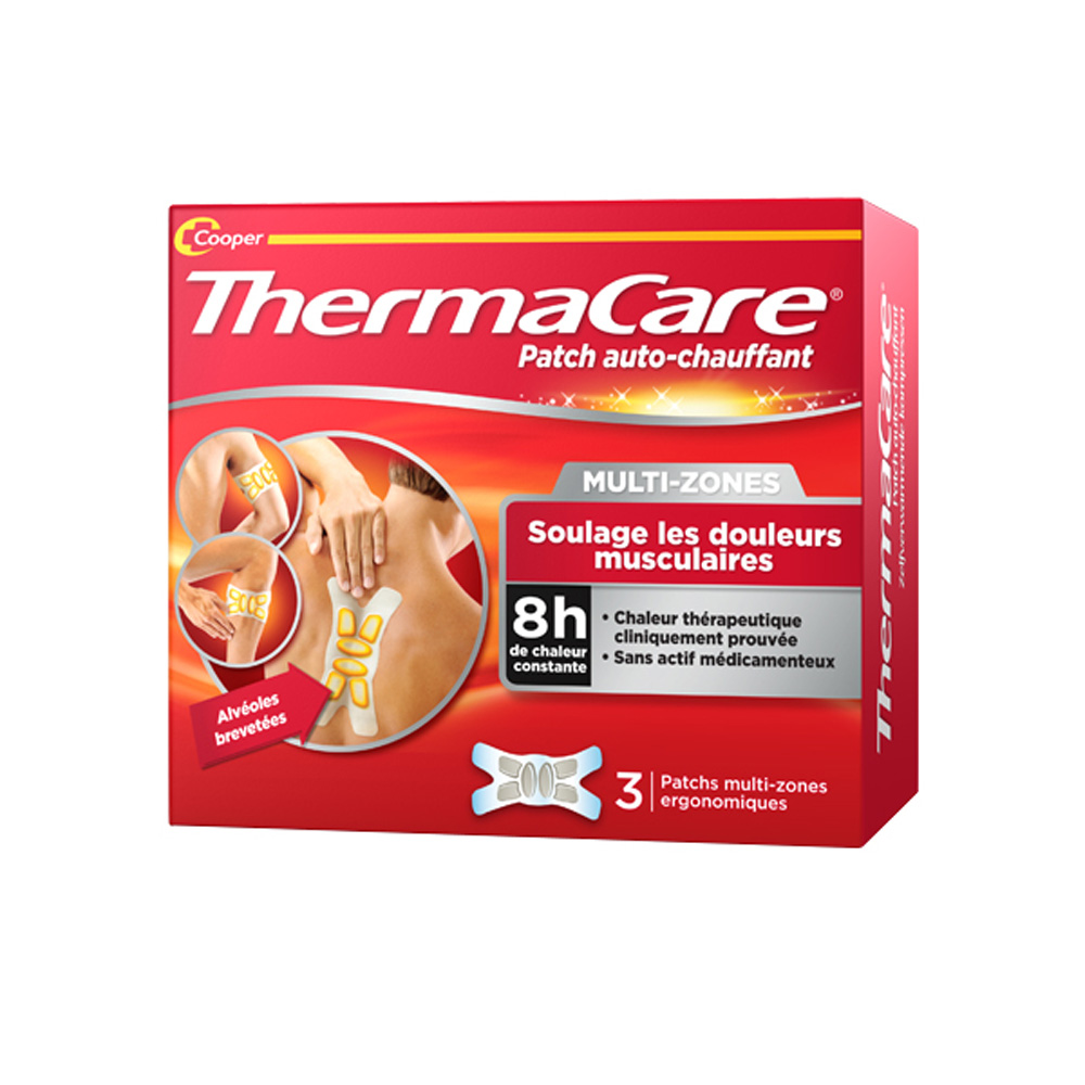 Thermacare Parche de calor adaptable x3