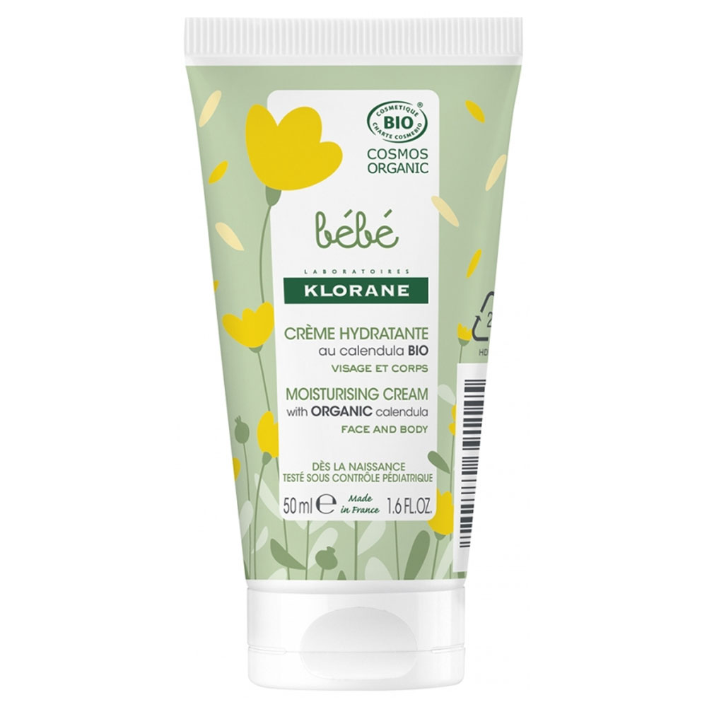 Klorane Bebé Crema hidratante de caléndula bio 50ml